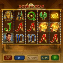 SpinIt Casino - Book of Dead Slot Game